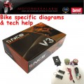 NCS V3 Talking Motorbike Alarm and Immobiliser System